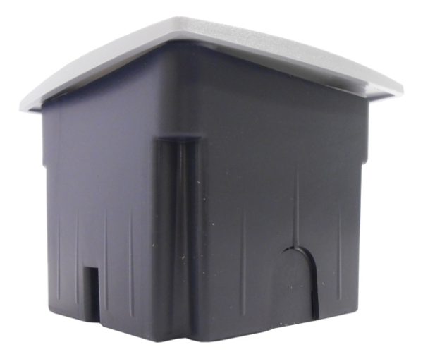 Embutido Cuadrado De Pared, Gris - Fumagalli Fl0325 - Imagen 3
