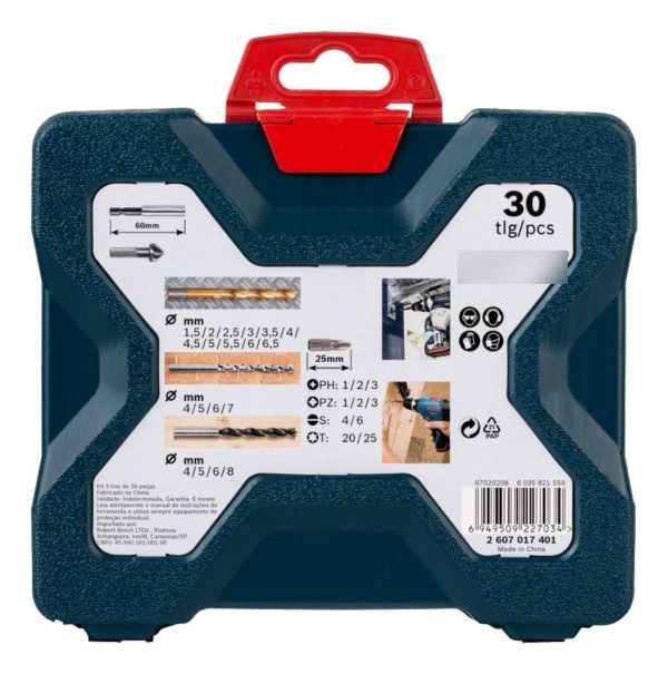 Juego Puntas Y Mechas 30 Piezas Bosch - Ferreteria. - Imagen 2