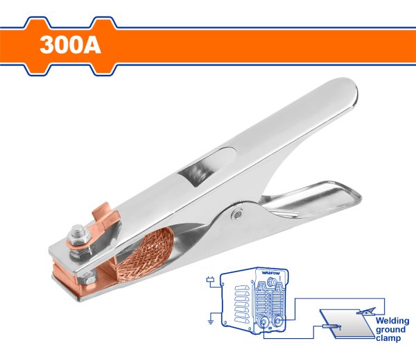 Pinza De Tierra Para Soldadora 300a 170mm Wadfow Weh9a03 Ff - Imagen 2