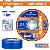 Lata X 50 Discos Corte Metal 4 1/2 X 1.0 Mm Wadfow Wac3l45 - Imagen 2
