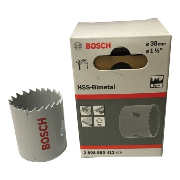 Sierra Copa 38mm Bimetálica Bosch Hss - 1-1/2