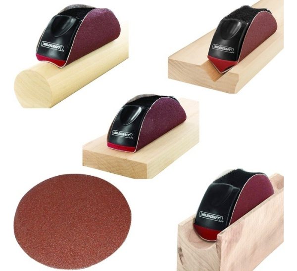 Set Taco Lija 4 Bases Intercambiables Sandplane Milescraft - Imagen 6