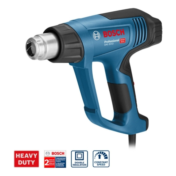 Pistola De Calor Industrial Bosch Ghg 20-63 2000w 630 °c - Imagen 2