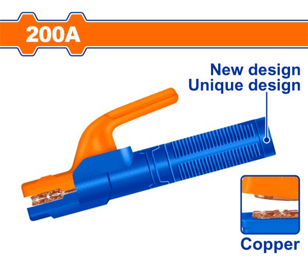 Pinza Porta Electrodo 200a 200mm Wadfow Weh1a02 Ff - Imagen 2