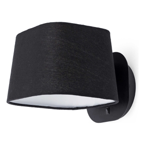 Portatil De Pared Cuadrada, Negra C/switch Faro