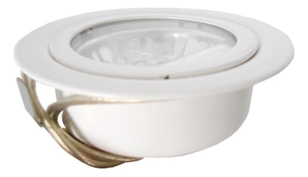 Aplique Fijo De Embutir Color Blanco - Au5182 - Imagen 3