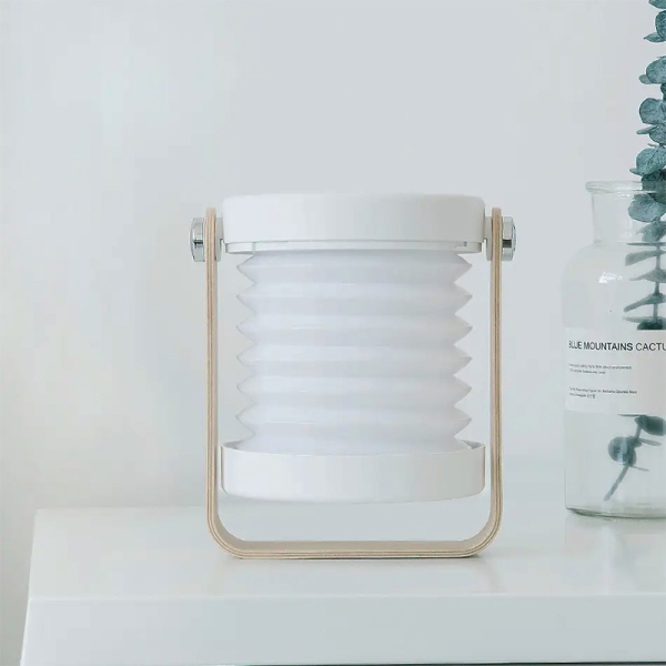 Lámpara Mesa Pant.plegable Inalámbrica Usbc Blanca - Imagen 2