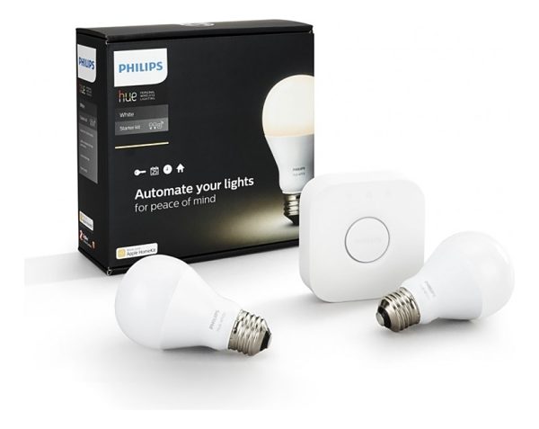Kit 2 Lamp Led E27 9w 806lm 2700k + Bridge Hue - Imagen 2