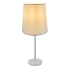 Portátil Mesa Metal Blanco C/pant. Tela E27 O250mm