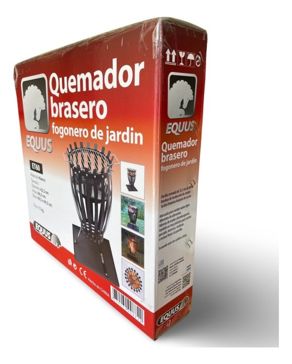 Quemador Brasero Fogonero De Jardin Equus - Imagen 6