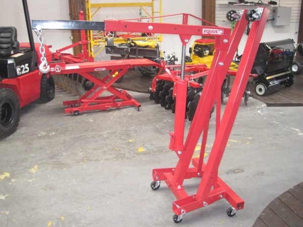 Guinche Grua Pluma Equus 2 Toneladas Plegable Para Motor - Imagen 7