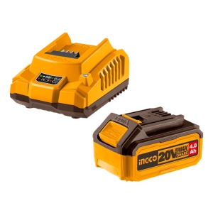 Set X1 Bateria 20v 4amp + 1 Cargador Ingco Fbcpk1214