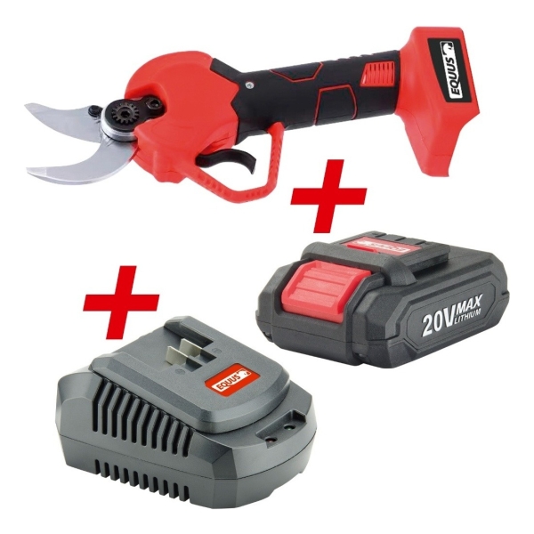 Mini Podadora Inalámbrica Equus + Cargador 20v + Bateria 2.0 - Imagen 2
