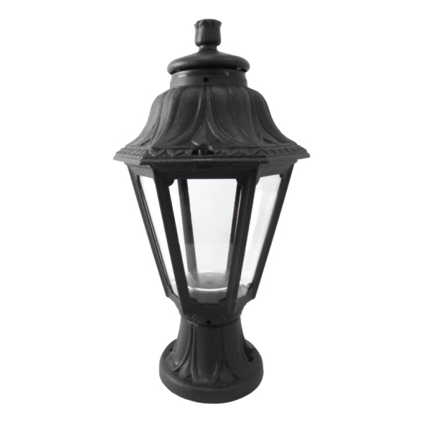 Farol Colonial Pedestal Anna, De 6 Caras - Fumagalli Fl0515