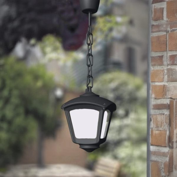 Farol Colgante Colonial Negro Ip55 E27 Sicar/roby - Imagen 2