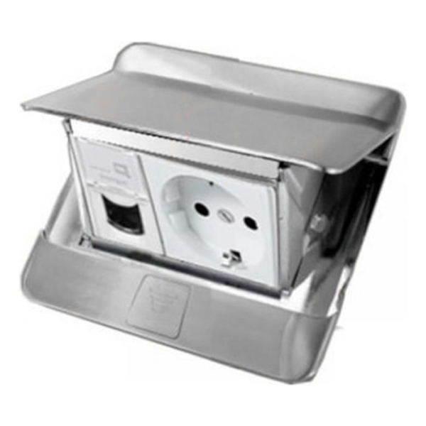 Tapa P/caja De Piso O Mueble De 3 Módulos Aluminio - Imagen 2