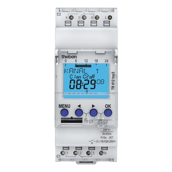 Temporizador Digital Programable 2 Canales Tr612