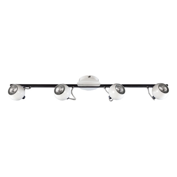 Aplique Con 4 Spots Direccionales, Color Blanco - Ai1036