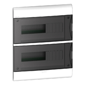 Tablero De Embutir 24 Polos Puerta Fumé Schneider