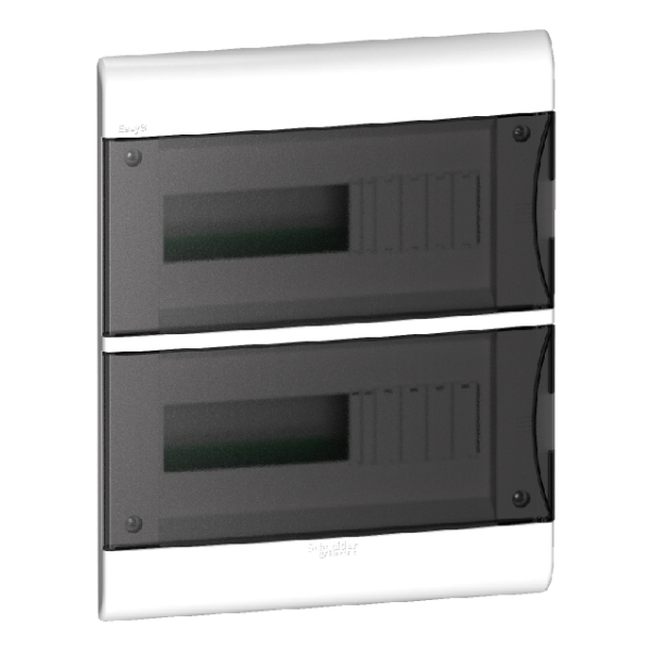 Tablero De Embutir 24 Polos Puerta Fumé Schneider