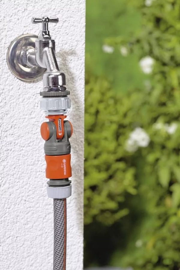 Conector De Manguera Articulado Para Canilla Gardena - Imagen 5