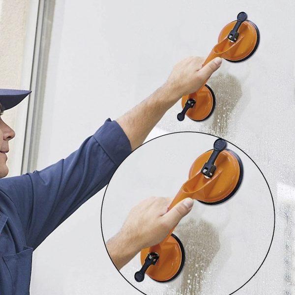 Doble Ventosa Para Vidrios De Aluminio Equus - Imagen 2