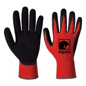 Guantes De Trabajo Equus Palma De Nitrilo X 10 Pares