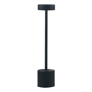 Portátil Mesa Led Inalámbrica Usb Negra