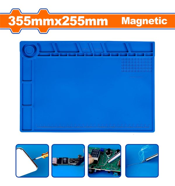Manta Silicona 355x255mm Magnetica Anti Estatica Wadfow - Imagen 2
