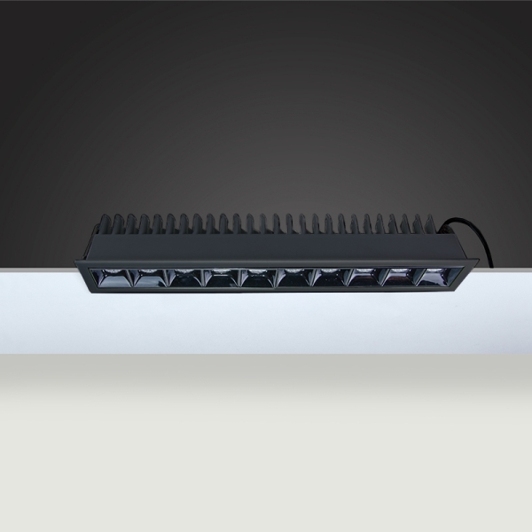 Downlight London 10 Módulos Negro 10x2,5w 3000k - Imagen 2