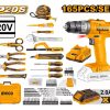 Kit Atornillador Percutor Valija + 165 Acc Ingco Hkthp11651 - Imagen 2
