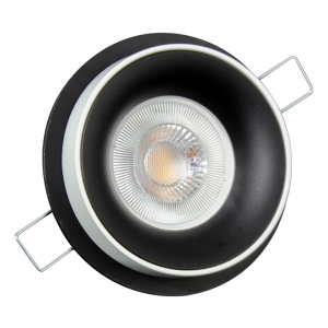 Downlight Cilíndrico Tango Negro Gu10 No Incl.