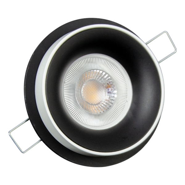 Downlight Cilíndrico Tango Negro Gu10 No Incl.