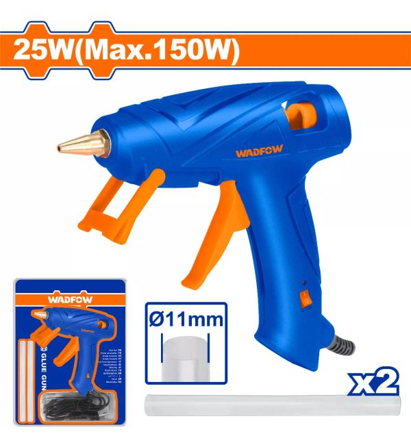 Pistola Aplicar Silicona 150w 11mm Wgl3608 Wadfow - Imagen 2