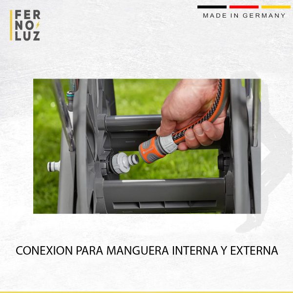 Carro Enrollador De Manguera Porta Manguera Gardena 1852020 - Imagen 4
