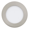 Embutido Led Con Marco Redondo Níquel 5,5w-eg1137