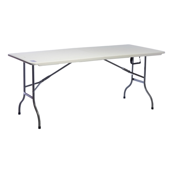 Mesa Plegable 1.80 Mt Tipo Maletín O Valija Camping Lusqtoff - Imagen 3