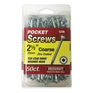 Milescraft Tornillos Torx 2 1/2 Pulgadas (64mm) X50 Unidades