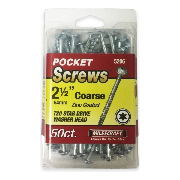 Milescraft Tornillos Torx 2 1/2 Pulgadas (64mm) X50 Unidades