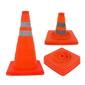 Cono Flexible De Tela Para Señalización De 45 Cm.