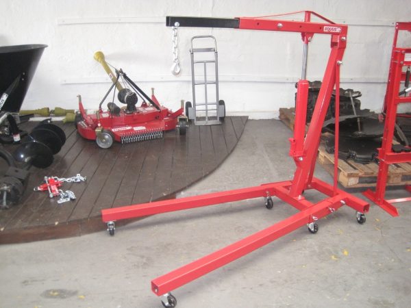 Guinche Grua Pluma Equus 2 Toneladas Plegable Para Motor - Imagen 2