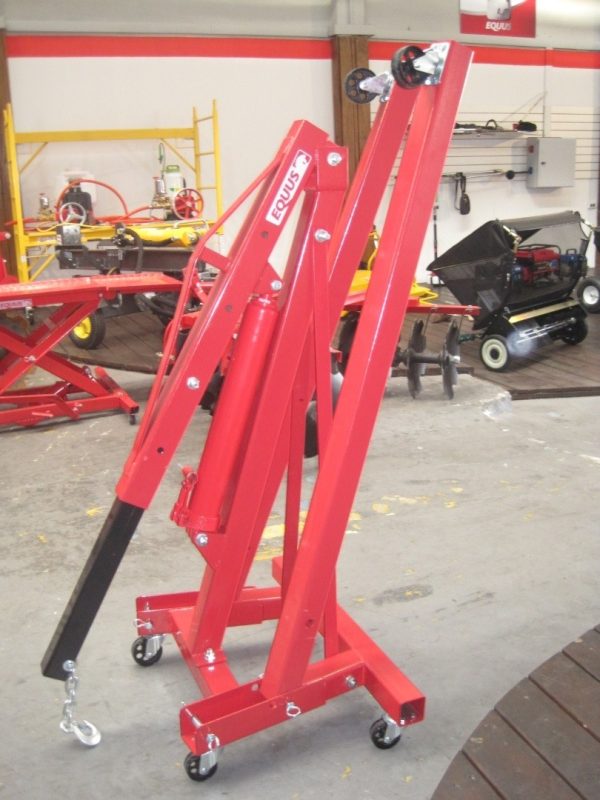 Guinche Grua Pluma Equus 2 Toneladas Plegable Para Motor - Imagen 5