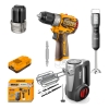 Combo Atornillador A Bateria 16v M16+ Mixer + Batidora + 2 B