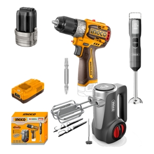 Combo Atornillador A Bateria 16v M16+ Mixer + Batidora + 2 B