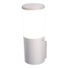 Aplique Pared Led Cilíndrico Gris Ip55 E27 Amelia