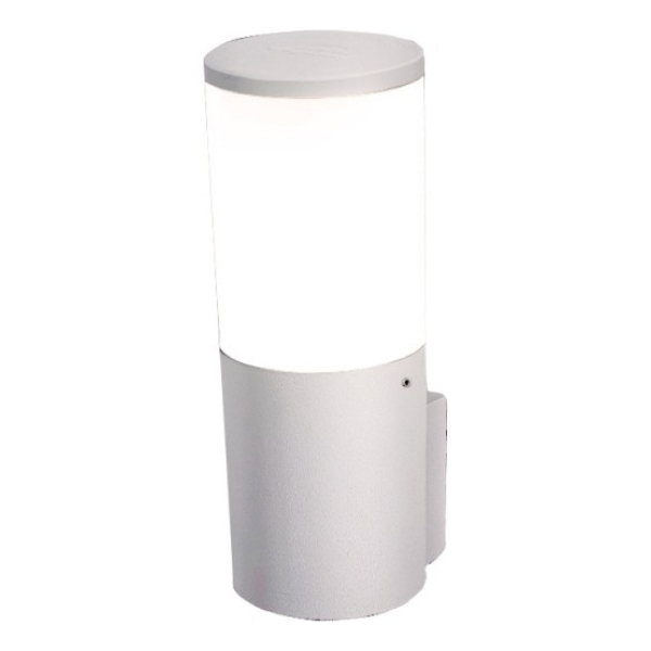 Aplique Pared Led Cilíndrico Gris Ip55 E27 Amelia