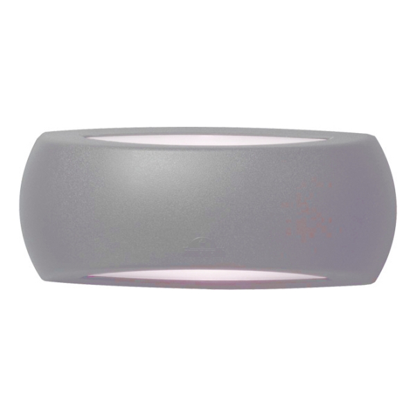 Aplique Led Rectan.bidirecc. Gris Ip66 E27 Francy