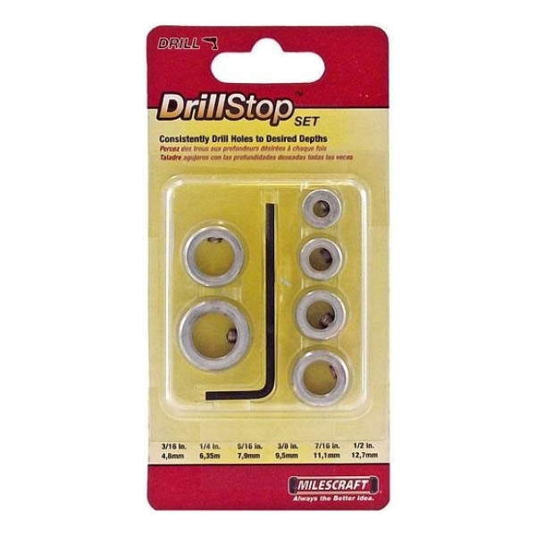 Juego De Topes P/ Control De Profundidad De Mechas Drillstop