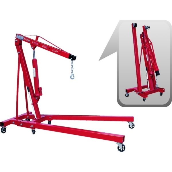 Guinche Grua Pluma Equus 2 Toneladas Plegable Para Motor