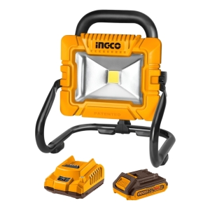 Foco Led A Bateria 20v P20s Ingco Con Bateria Y Cargador